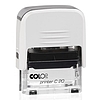 Colop Printer C 20 szövegbélyegző önfestékező nyári színek fehér ház fehér alsó résszel fekete párnával 14x38 mm