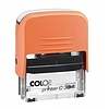 Colop Printer C 30 szövegbélyegző önfestékező nyári színek narancs ház átlátszó alsó résszel fekete párnával 18x47 mm