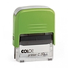 Colop Printer C 30 szövegbélyegző önfestékező nyári színek zöld ház átlátszó alsó résszel fekete párnával 18x47 mm
