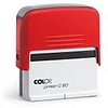 Colop Printer C 60 szövegbélyegző önfestékező piros ház fekete párnával 37x76 mm