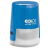 Colop Printer R 40 kék ház kék párnával szövegbélyegző kör önfestékező átmérő 40 mm