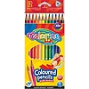 Colorino Színes ceruza készlet Háromszögletű színes ceruza készlet, 12 szín