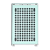 Cooler Master Qube 500 Flatpack Macaron számítógépház zöld (Q500-DGNN-S00)