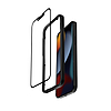 Crong Anti-Bacterial 3D Armor Glass - 9H edzett üveg az iPhone 14 / iPhone 13 / iPhone 13 Pro + beépítési keret teljes képernyőjéhez (CRG-AB3DAG-IP13P)