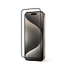 Crong Anti-Bacterial 3D Armor Glass - 9H teljes képernyős edzett üveg iPhone 15 Pro Max + beépítési kerethez (CRG-AB3DAG-IP15PM)