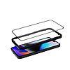 Crong anti-bakteriális 3D páncélüveg - edzett üveg 9H a teljes képernyőhöz iPhone 16 Pro + beépítési keret (CRGAB3DAGIP1663P)