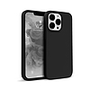 Crong Color Cover folyékony szilikon tok iPhone 13 Pro készülékhez fekete (CRG-COLR-IP1361P-BLK)