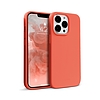 Crong Color Cover folyékony szilikon tok iPhone 13 Pro készülékhez korallpiros (CRG-COLR-IP1361P-COR)
