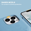 Crong Color Cover folyékony szilikon tok iPhone 13 Pro Max készülékhez égkék (CRG-COLR-IP1367-LBLU)