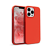 Crong Color Cover folyékony szilikon tok iPhone 13 Pro Max készülékhez piros (CRG-COLR-IP1367-RED)