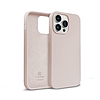 Crong Color Cover folyékony szilikon tok iPhone 14 Pro készülékhez homok rózsaszín (CRG-COLR-IP1461P-PNK)