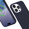 Crong Color Cover LUX Mágneses tok iPhone 15 Pro Max MagSafe készülékhez Navy Blue (CRG-COLRLM-IP1567P-BLUE)