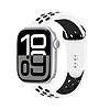 Crong Duo Sport - Apple Watch szíj 38/40/41/42 mm fehér/fekete (CRG40DSBWHI)