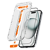 Crong EasyShield 2-Pack - Edzett üveg iPhone 16 Plus / iPhone 15 Plus készülékekhez 2 darab (CRGES2PIP1567)