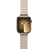 Crong Eclipse - Bőr mágneses szíj Apple Watchhoz 38/40/41/42 mm bézs (CRG-40ECL-BGE)