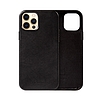 Crong Essential Cover - Bőr tok iPhone 12 Pro Max készülékhez fekete (CRG-ESS-IP1267-BLK)