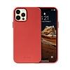 Crong Essential Cover - Bőr tok iPhone 12 Pro Max készülékhez piros (CRG-ESS-IP1267-RED)