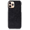Crong Essential Cover - PU bőr tok iPhone 11 Pro Max készülékhez fekete (CRG-ESS-IP11PM-BLK)