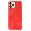 Crong Essential Cover - PU bőr tok iPhone 11 Pro Max készülékhez piros (CRG-ESS-IP11PM-RED)