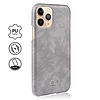 Crong Essential Cover - PU bőrtok iPhone 11 Pro készülékhez szürke (CRG-ESS-IP11P-GRY)
