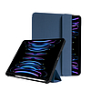 Crong FlexFolio - tok iPad Pro 11" 2022-2021 / iPad Air 11" M2 2024 / iPad Air 10,9" 5-4 generáció Apple Pencil funkcióval kék (CRG-FXF-IPD112-BLUE)