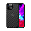 Crong Hybrid Carbon - védőtok iPhone SE / 8/7 fekete készülékhez (CRG-CRB-IP1267-BLK)