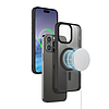 Crong Hybrid Frost MAG burkolat - iPhone 15 Plus MagSafe tok fekete (CRG-HFM-IP1567-BLK)