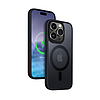 Crong Hybrid Frost MAG burkolat - iPhone 15 Pro Max MagSafe tok tengerkék (CRG-HFM-IP1567P-BLUE)