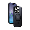 Crong Hybrid Frost MAG burkolat - iPhone 15 Pro Max MagSafe tok tengerkék (CRG-HFM-IP1567P-BLUE)