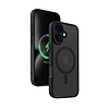 Crong Hybrid Frost MAG burkolat - MagSafe tok iPhone 16-hoz fekete (CRGHFMIP1661BLK)