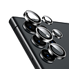 Crong lencsegyűrű - Edzett üveg a fényképezőgép objektívjéhez Samsung Galaxy S24 Ultra fekete (CRG-LRSGS24U-BLK)