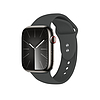 Crong Liquid - Apple Watch szíj 44/45/46/49 mm grafit (CRG-44LQB-GRP)