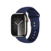 Crong Liquid - Apple Watch szíj 44/45/46/49 mm sötétkék (CRG-44LQB-MBL)