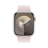 Crong Liquid - Szíj Apple Watchhoz 38/40/41/42 mm homok rózsaszín (CRG-40LQB-PSN)