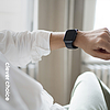 Crong Liquid - szíj Apple Watchhoz 38/40/41/42 mm korall (CRG-40LQB-COR)