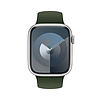 Crong Liquid - szíj Apple Watchhoz 38/40/41/42 mm zöld (CRG-40LQB-OLV)