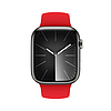Crong Liquid - szíj Apple Watchhoz 44/45/46/49 mm piros (CRG-44LQB-RED)