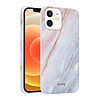 Crong márvány tok - iPhone 12 Mini tok rózsaszín (CRG-MRB-IP1254-PNK)