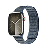 Crong Melange - Mágneses szíj Apple Watchhoz 44/45/46/49 mm kék mélange (CRG-44MEL-BLU)