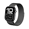 Crong Milano Steel - rozsdamentes acél szíj Apple Watchhoz, 38/40/41/42 mm grafit (CRG40MSTGRP)