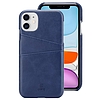 Crong Neat Cover - PU bőr tok iPhone 11 Pro készülékhez kék (CRG-NTC-IPH11P-BLUE)