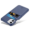 Crong Neat Cover - PU bőr tok iPhone 11 Pro készülékhez kék (CRG-NTC-IPH11P-BLUE)
