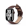 Crong Noble Band - Bőr szíj Apple Watchhoz 38/40/41/42 mm espresso (CRG-40NOB-ESP)