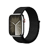 Crong Nylon Reflex - Sportszíj Apple Watchhoz 38/40/41/42 mm fekete (CRG-40RFB-BLK)