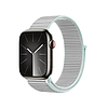 Crong Nylon - Sportszíj Apple Watchhoz 38/40/41/42 mm pasztellszürke (CRG-40NLB-PGR)