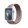 Crong Nylon - Sportszíj Apple Watchhoz 38/40/41/42 mm világos rózsaszín (CRG-40NLB-ROSE)