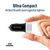 Crong Power autós töltő 24W, kettős USB porttal alumínium (CRG-PWRC-USB24-ALU)