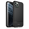 Crong Prestige Carbon Cover - védőtok iPhone 11 Pro Max készülékhez fekete (CRG-CARB-IP11PM-BLK)