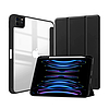 Crong PrimeFolio - tok iPad Pro 11" 2022-2021 / iPad Air 11" M2 2024 / iPad Air 10,9" 5-4. generáció fekete/átlátszó (CRG-PRF-IPD11-BLK)