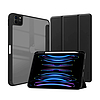 Crong PrimeFolio - tok iPad Pro 11" 2022-2021 / iPad Air 11" M2 2024 / iPad Air 10,9" 5-4. generáció fekete/átlátszó (CRG-PRF-IPD11-BLK)